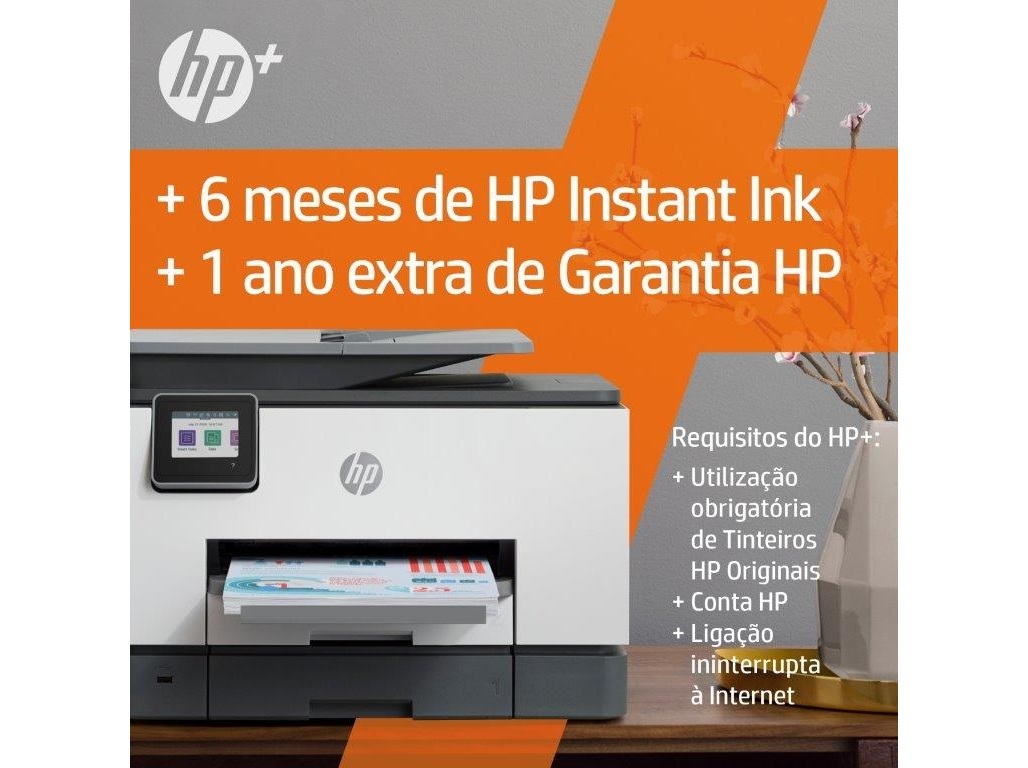 IMPRESSORA HP OFFICEJETPRO 9022E MULTIFUNÇÕES - ELEGÍVEL PARA O HP INSTANT INK