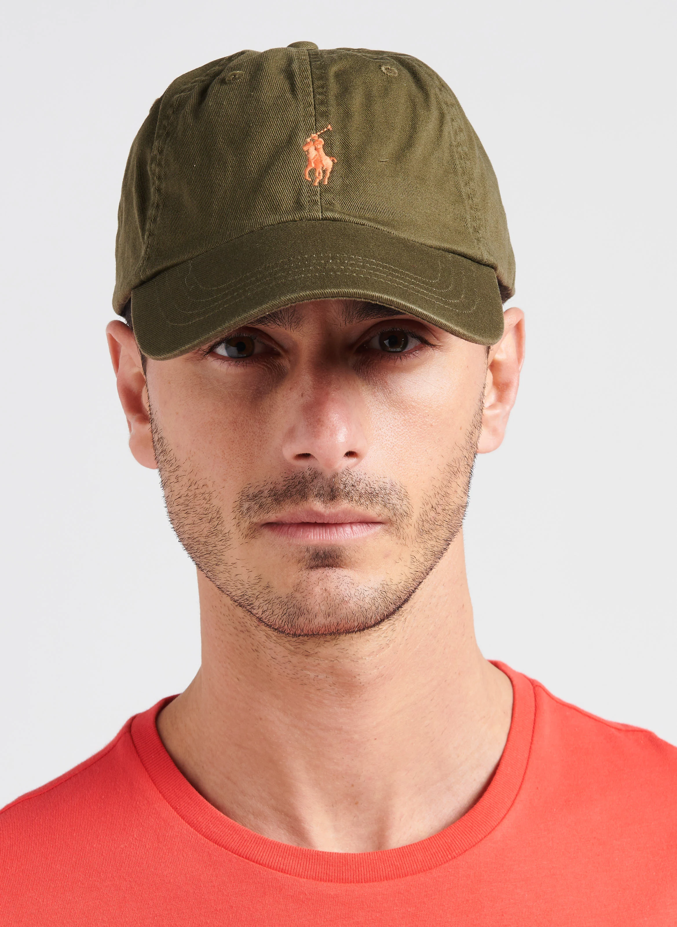 Casquette logo brodé en coton | Vert