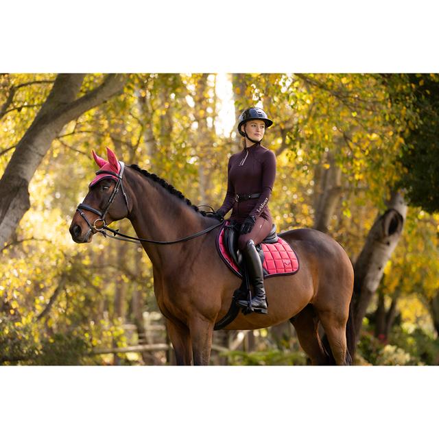Zadeldek LeMieux Loire Classic Close Contact Square Donkerroze