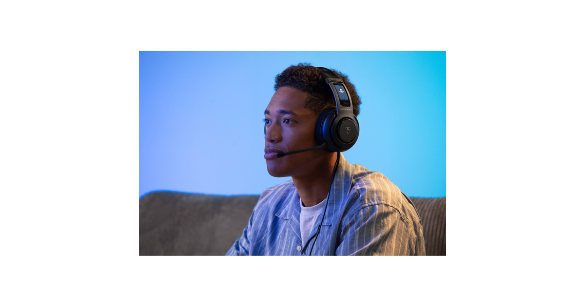 Turtle BeachAtlas 200 bekabelde gamingheadset over-ear gaming headset  (Zwart, PlayStation 4, PlayStation 5)