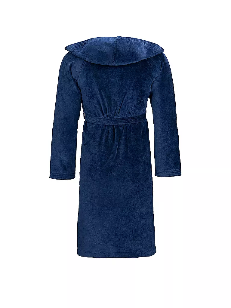 VOSSEN Unisex Bademantel TEXAS Winternight dunkelblau