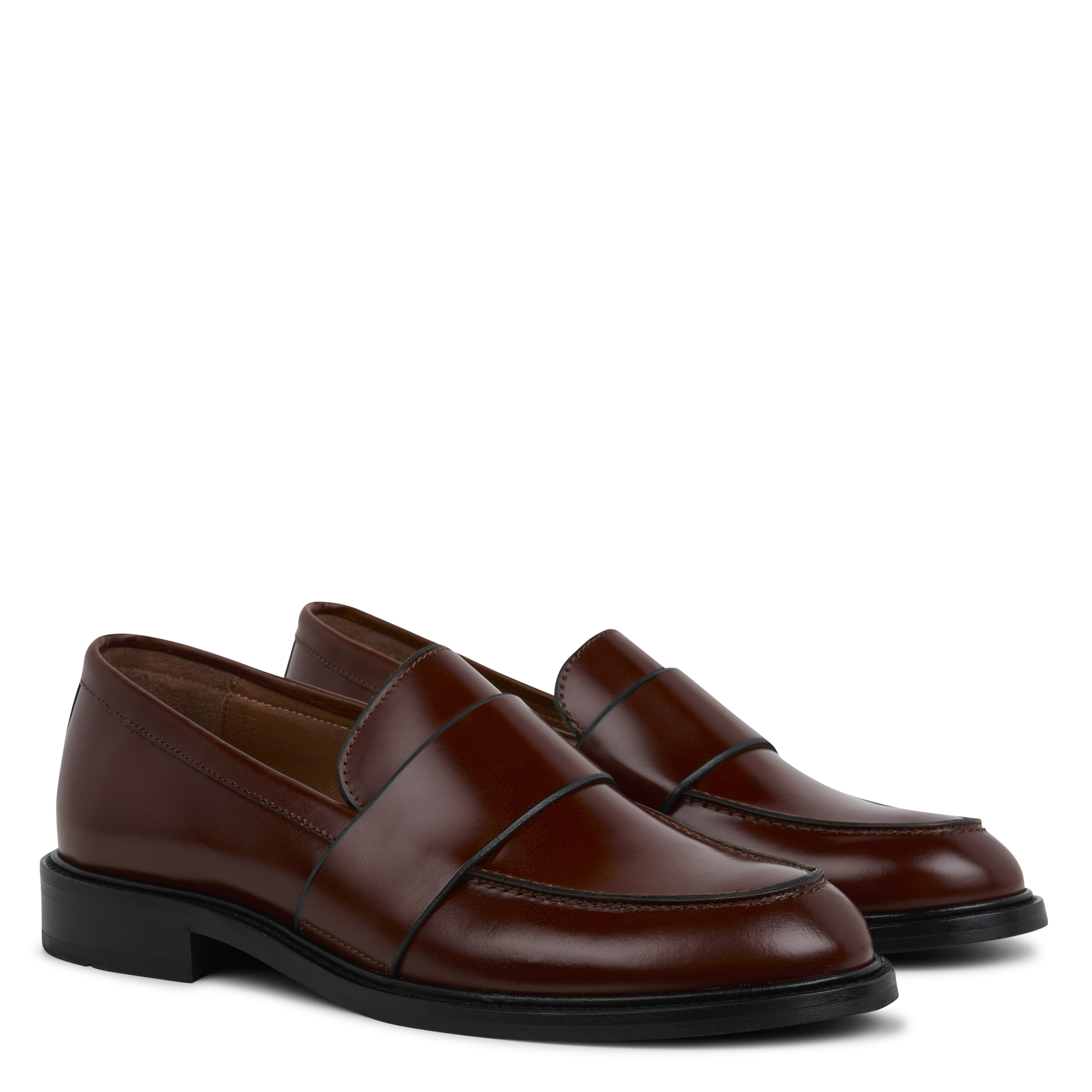 ARCHIBALD - Mocassins en cuir | Marron