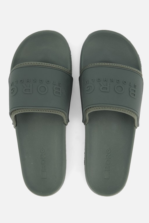 Bjorn Borg Romeo Slippers groen Rubber