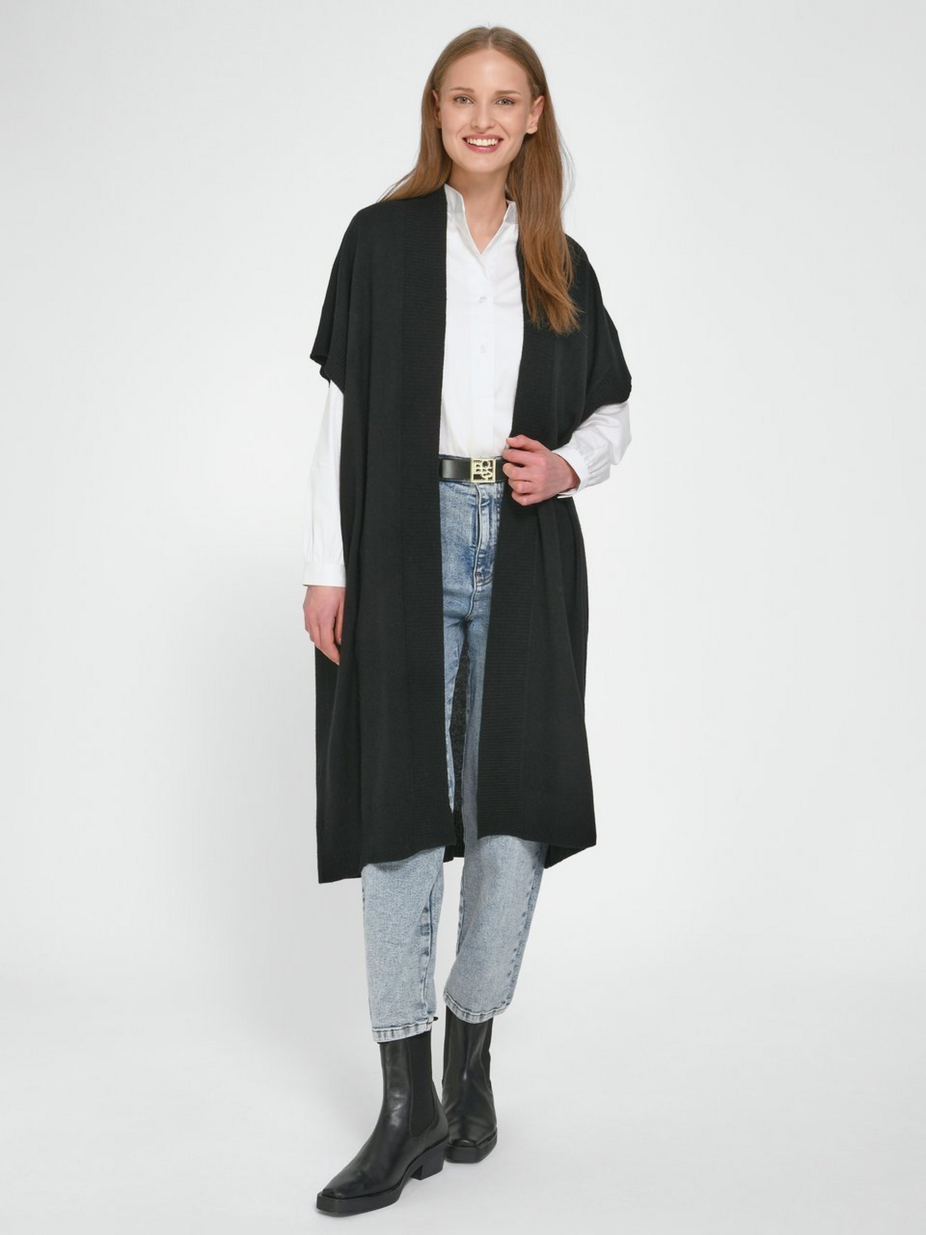 Long-Strickweste