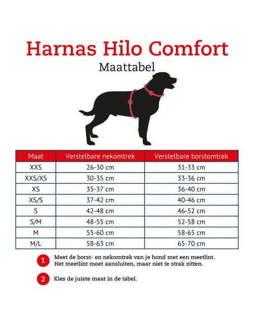 Hunter Harnas Hilo Comfort Antraciet - Hondenharnas