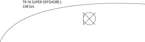 Blank TR76 Super Offshore L 2.28m 10-25 Gr