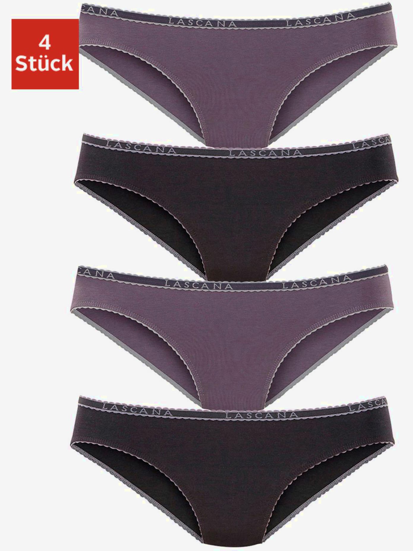 Lot de 4 slips lascana
