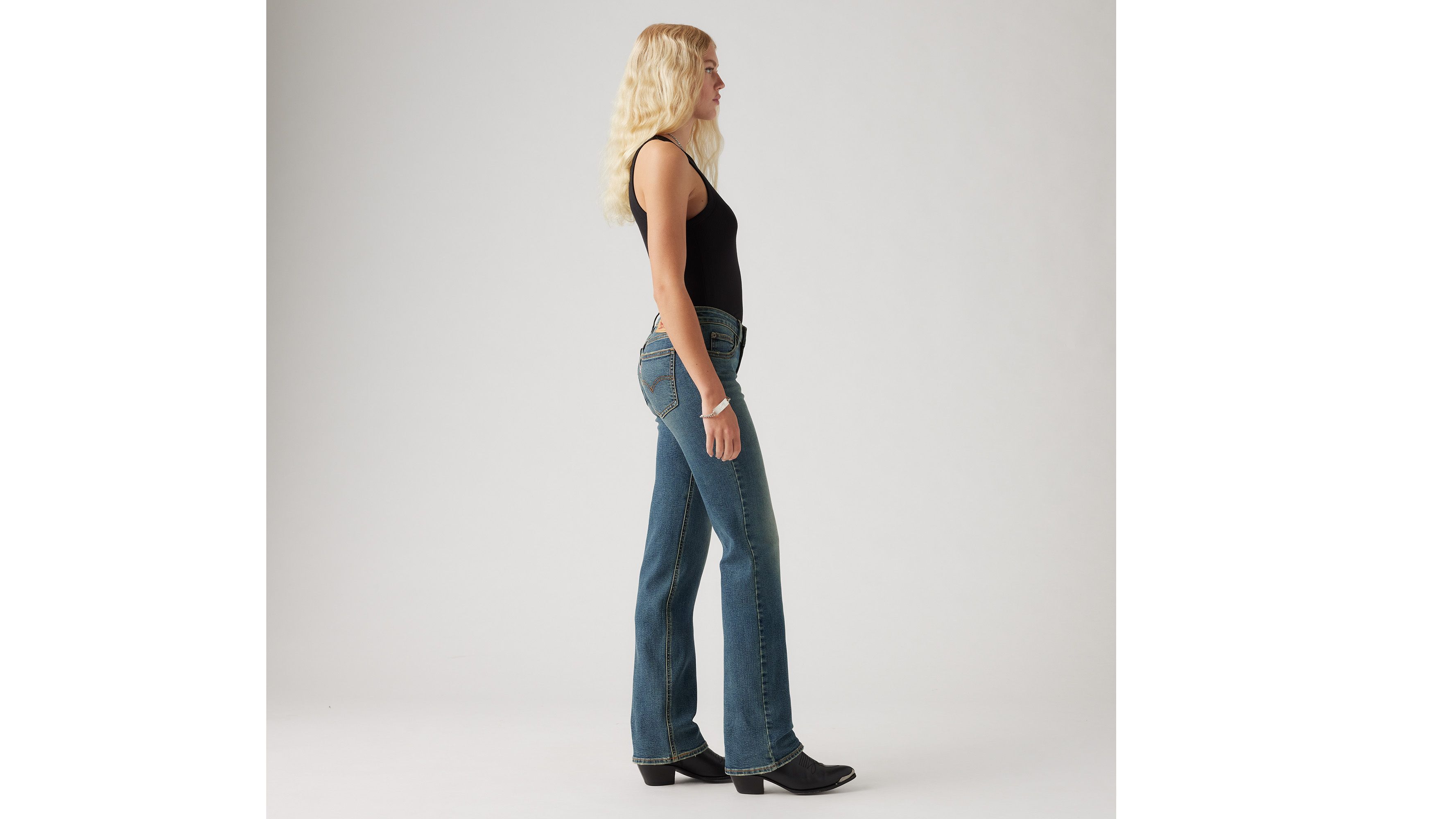 Jean Superlow Bootcut - Show On The Road - Bleu