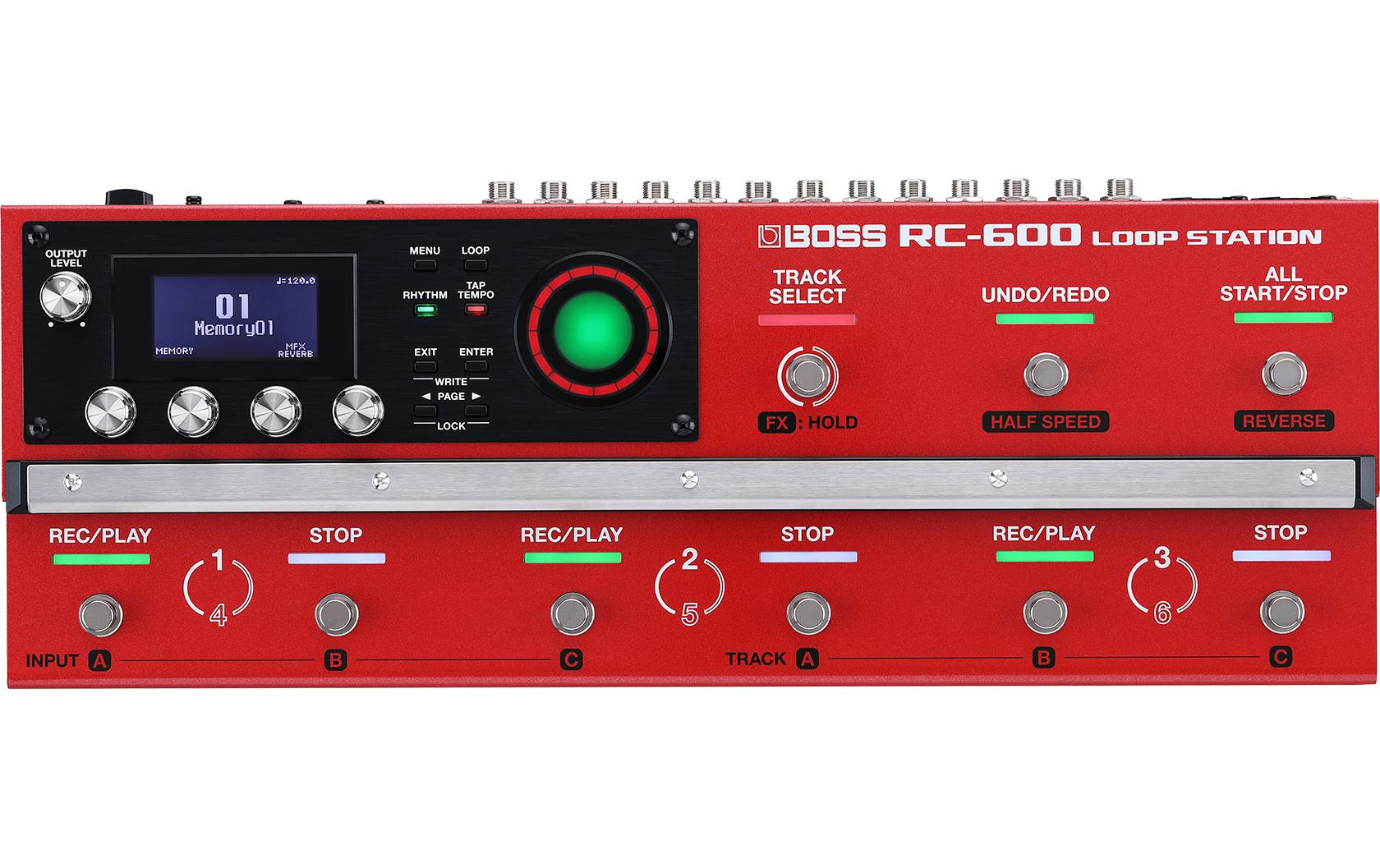 Effektgerät RC-600<br>Flaggschiff-Loop-Station im Bodentreter-Format