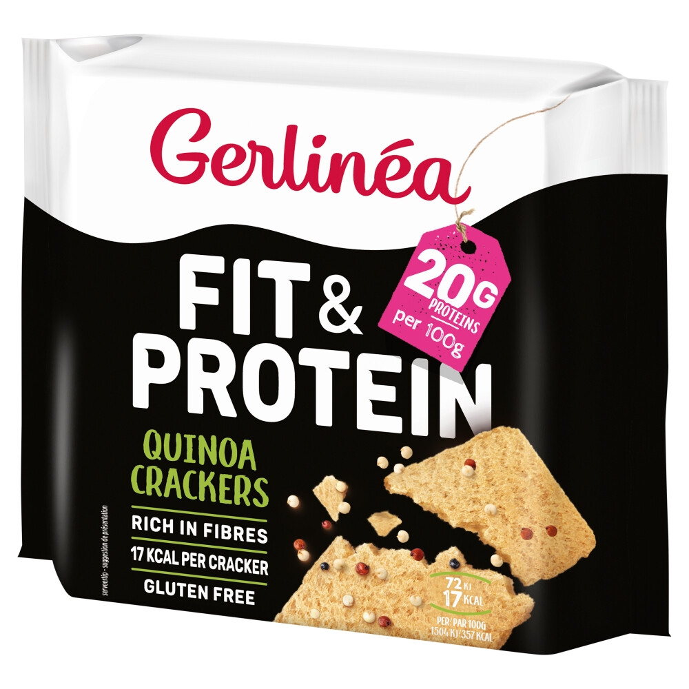 3x Gerlinea Quinoa Crackers 100 gr