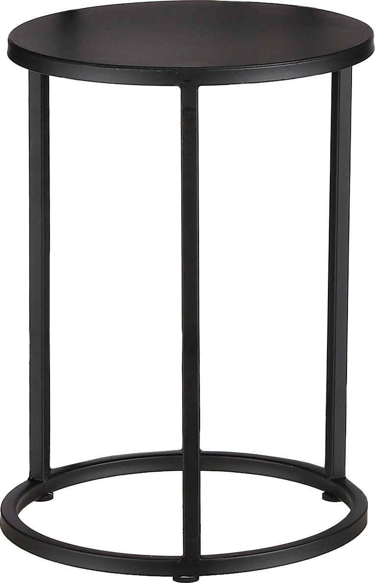 Everydays bijzettafel Quinty zwart D 27 H 40 cm