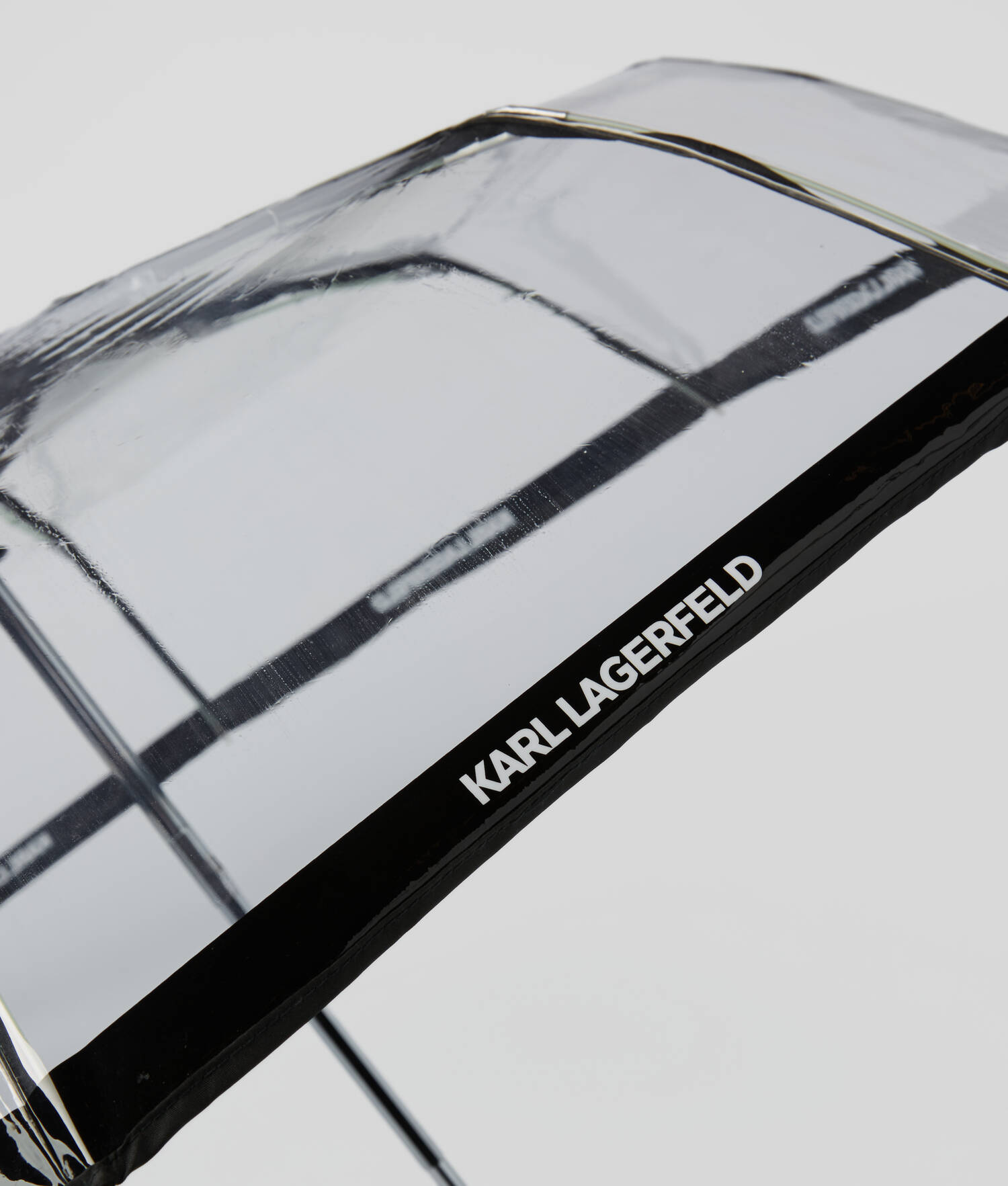 PARAPLUIE TRANSPARENT AVEC LOGO KARL