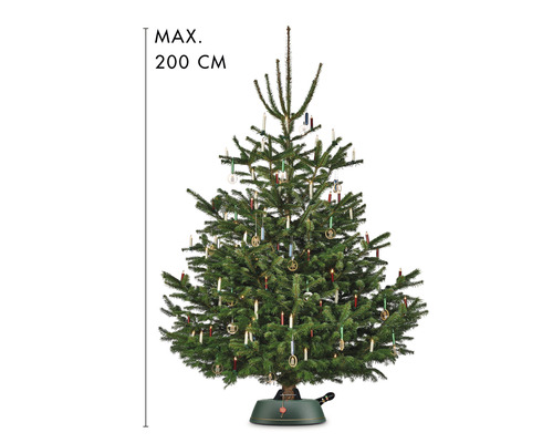 Krinner Basic S groene kerstboomstandaard, max. boomhoogte 200 cm, max. stamdiameter 9 cm