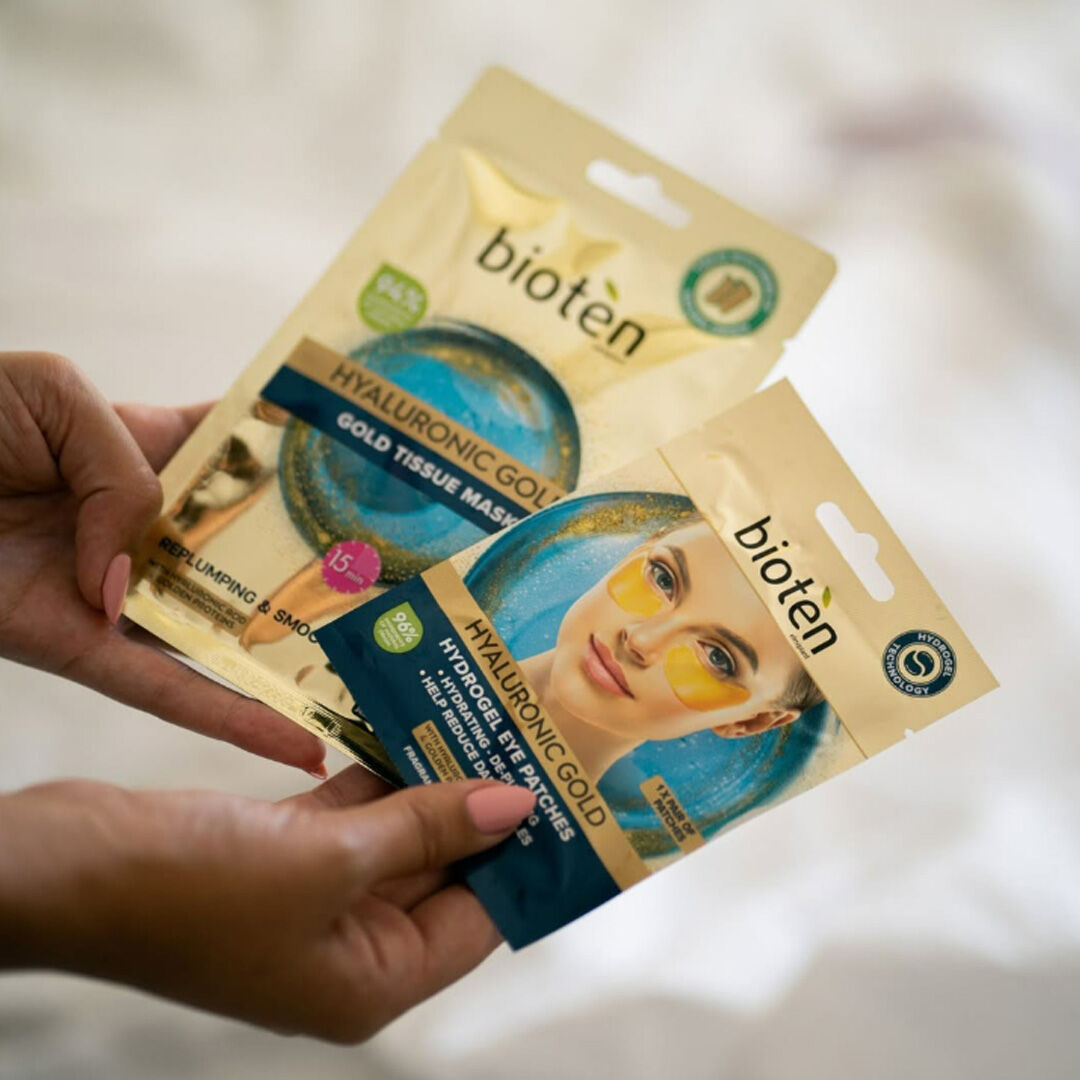 BIOTEN  Patches de olhos Hyaluronic Gold - 2un