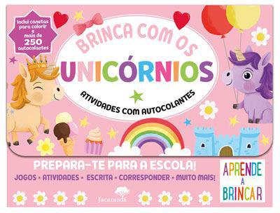 Brinca com os Unicórnios Atividades com Autocolantes