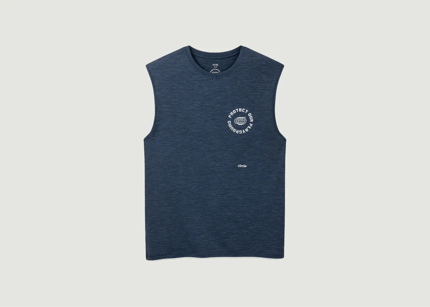 Haut sans manche Muscle Tee Quick Dry Circle Sportswear