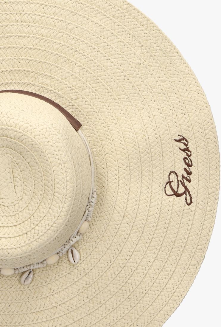 GUESS beige guess hoed fedora hat