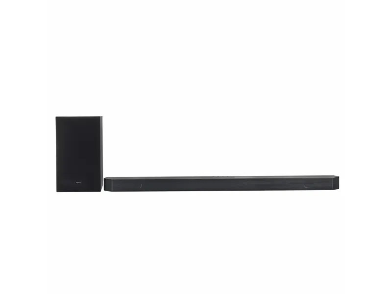 Samsung HW-Q700D - Q-Series - lydbarsystem - til hjemmebiograf - 3.1.2-kanal - trådløs - Wi-Fi, Bluetooth - App-kontrolleret - titansort
