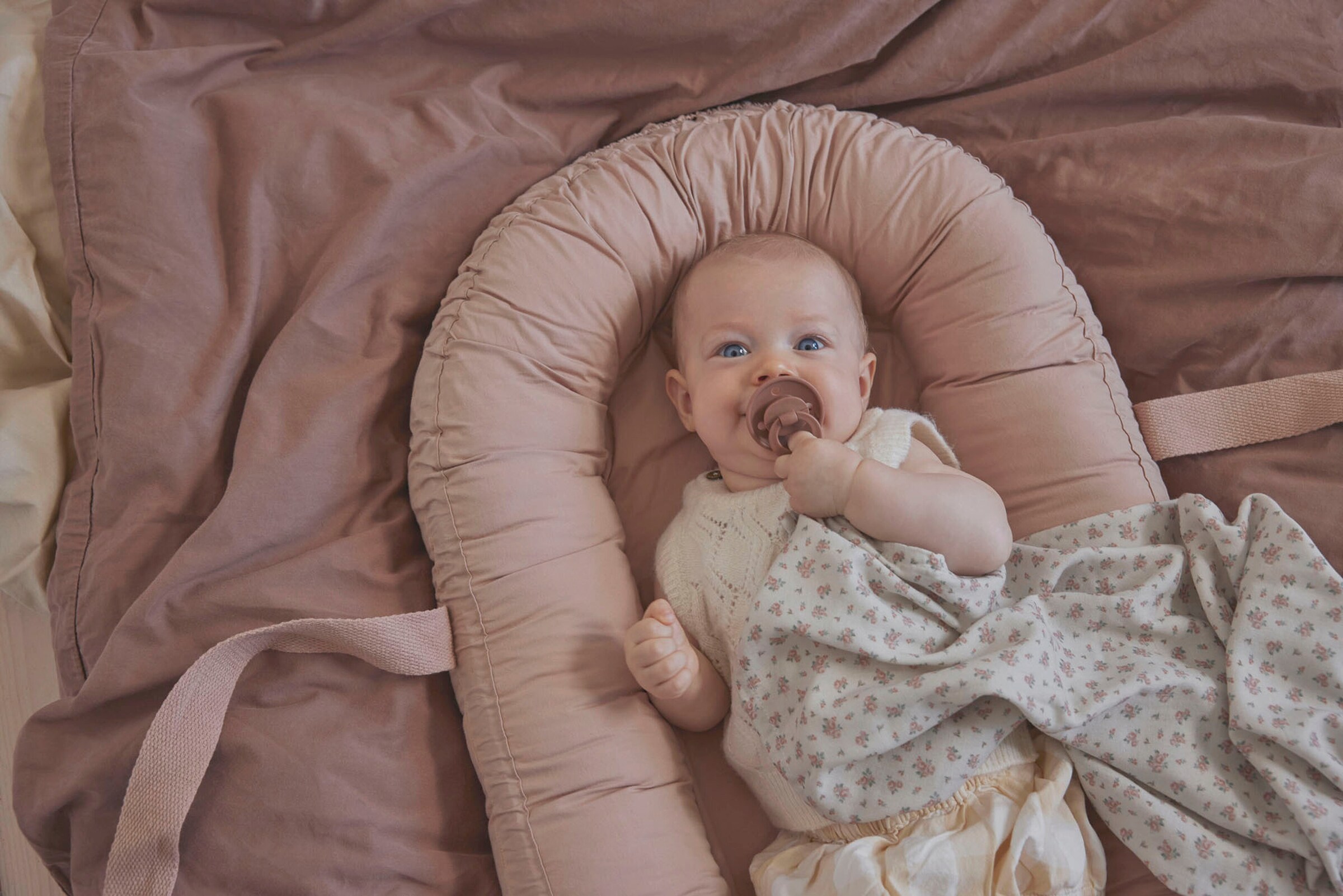 Elodie Schnuller 2er-Pack Silikon - Pure Khaki - 3+ Monate