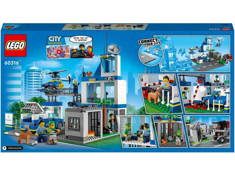 LEGO® City Polizeistation 60316 Polizei-Spielset