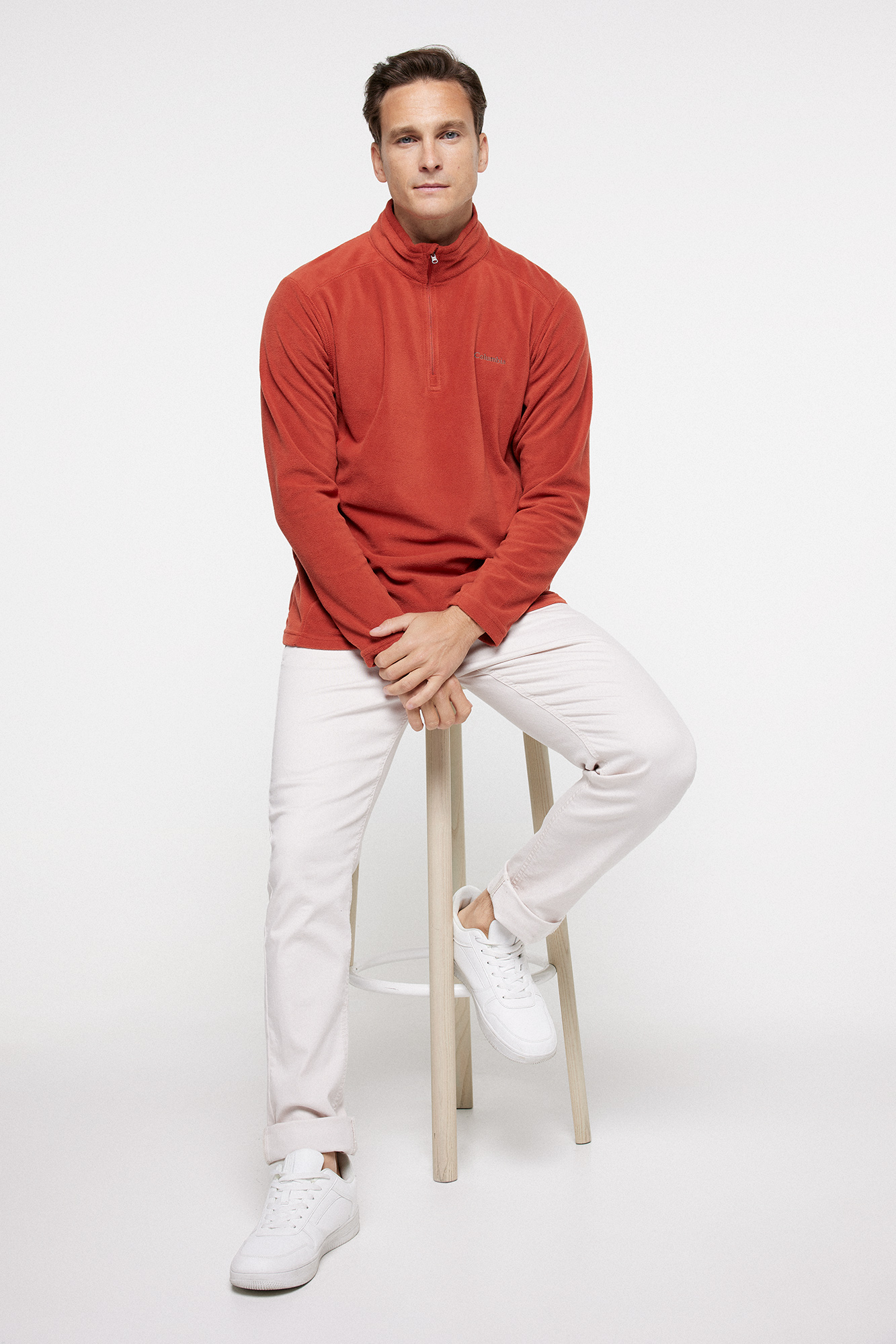 Forro de zíper até a metade da camisa Columbia™ Klamath Range™ II para homens
