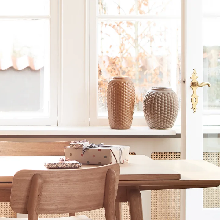 FDB Møbler - S7 Lupin Vase, Ø 19,5 x H 22 cm, wam grey