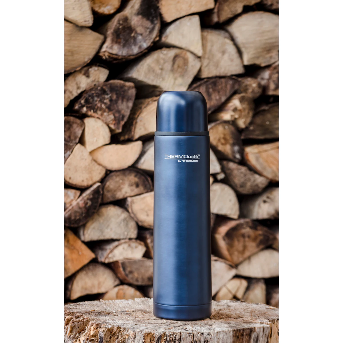 Vacuum flask 0,70 Dark blue Stainless steel