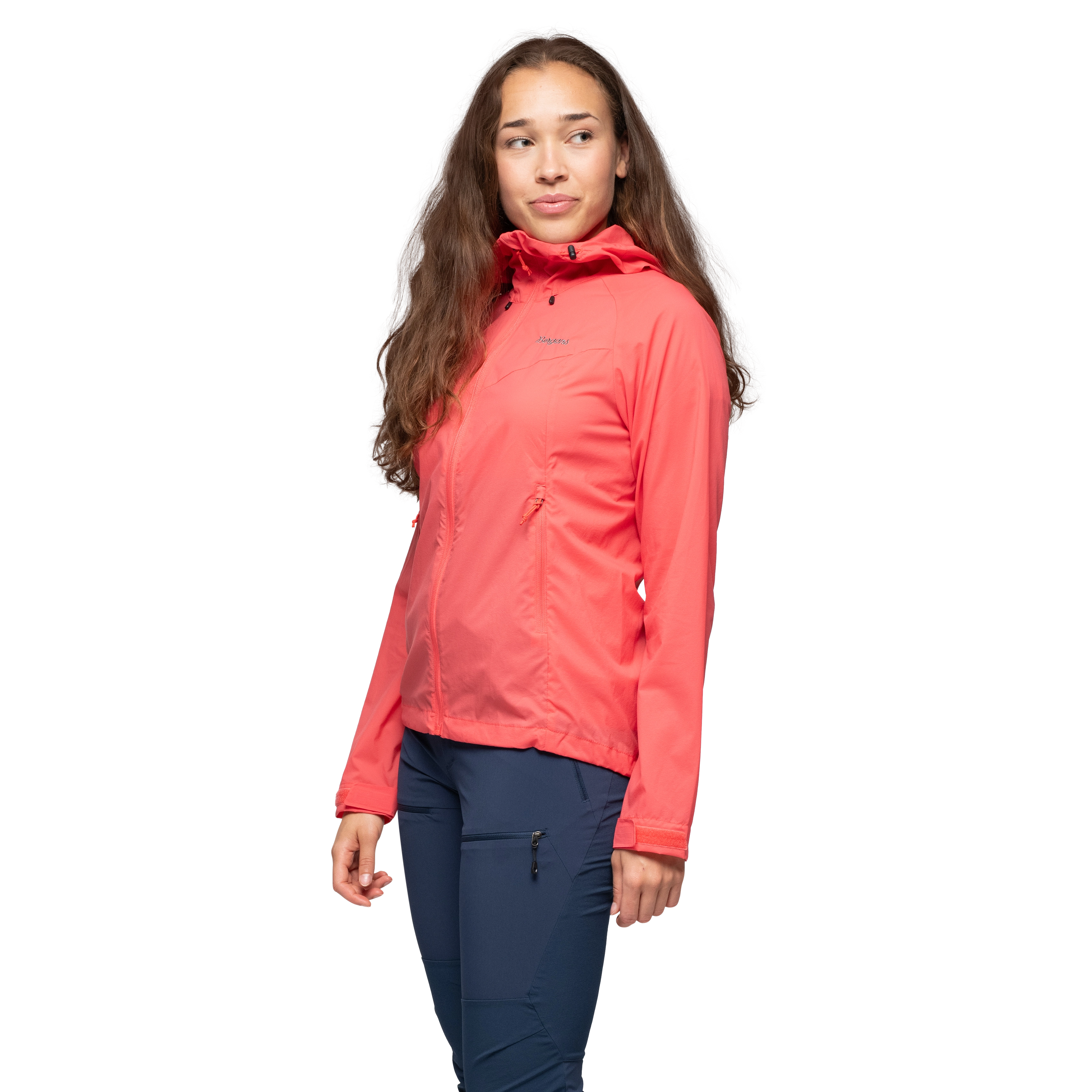Rabot Windbreaker Jacket Women Peachy Red