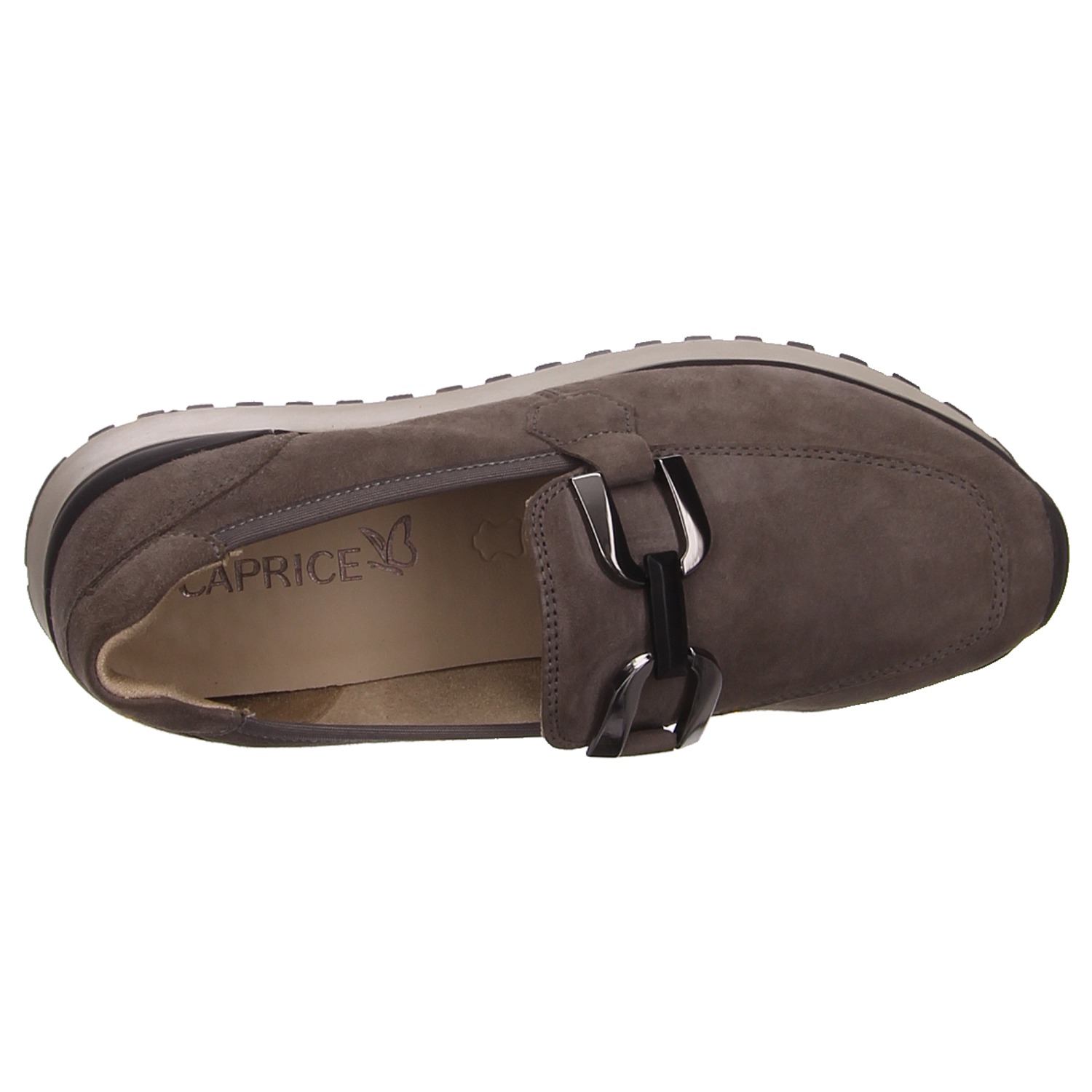 Caprice Slipper stone grau