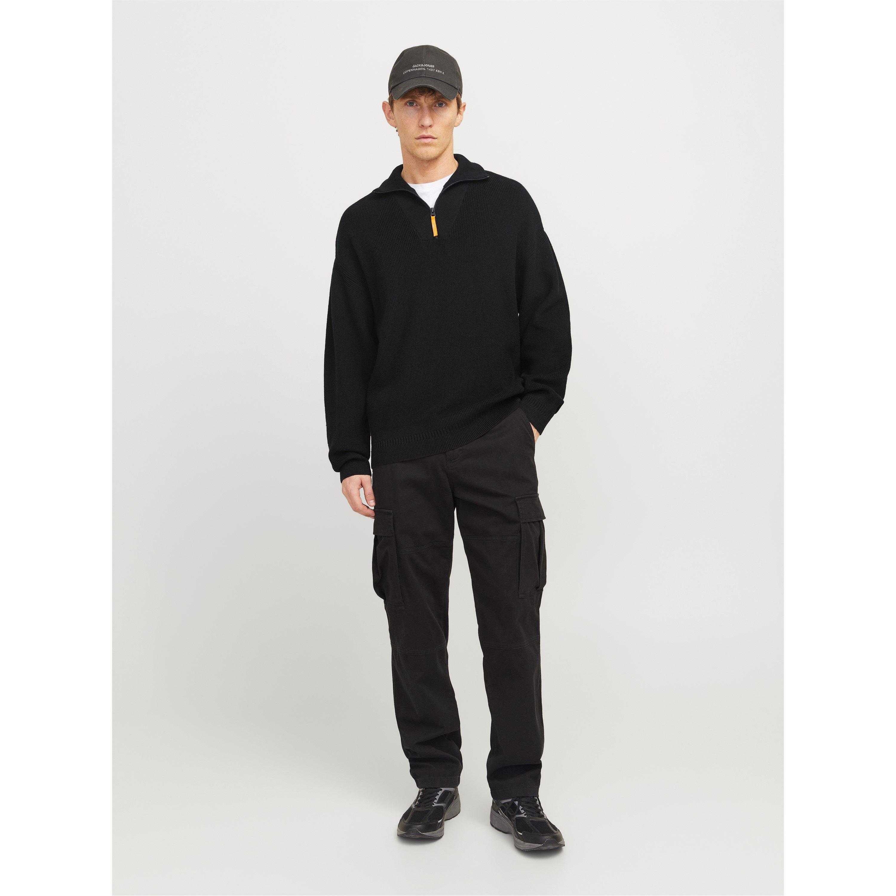 Jack and Jones JJ Half Zip Knit Mens
