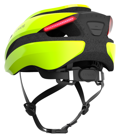 ULTRA MIPS Velohelm mit Front- und Rücklicht  lime  54-61CM