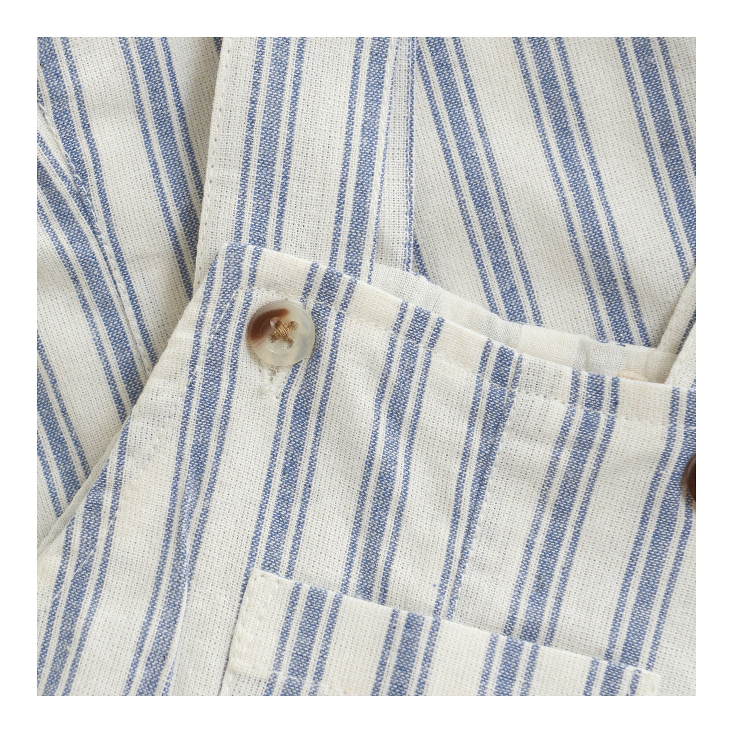 Huttelihut Latzhose Ringel natur/blau