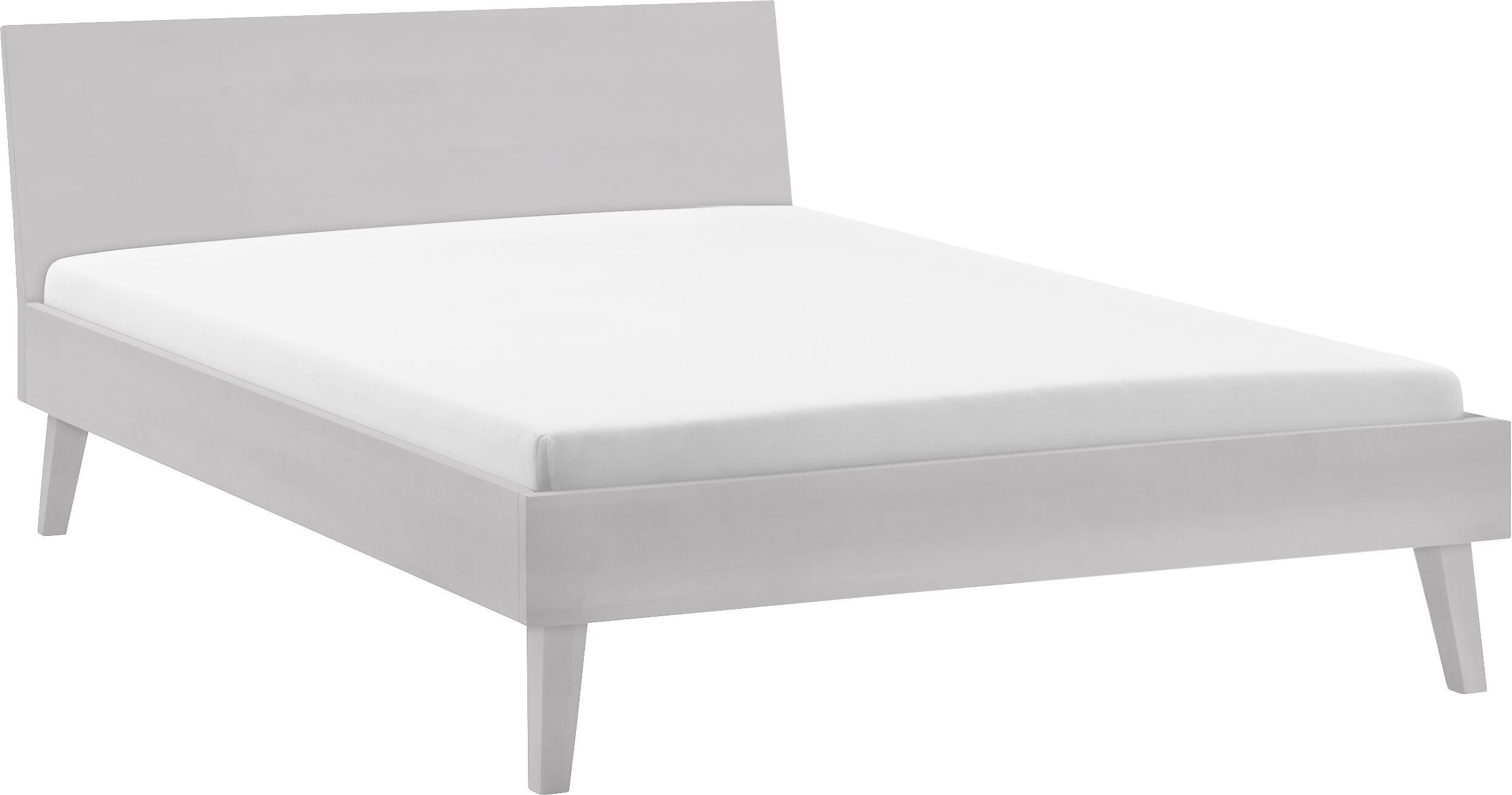 CARA Bett - Buche weiss / B: 140.0 cm x T: 200.0 cm