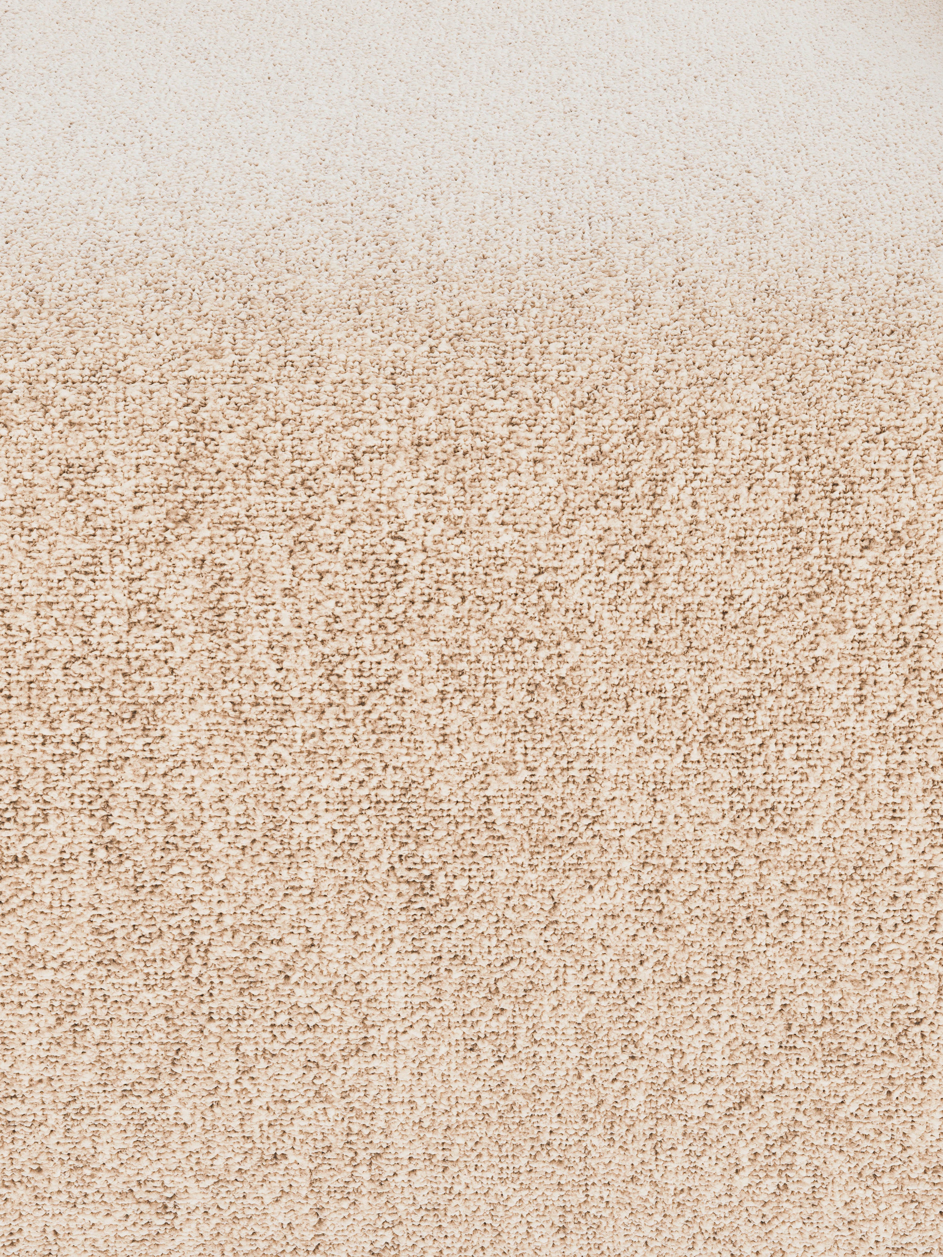 Modulaire bouclé hoekbank Wolke (4-zits) met chaise longue