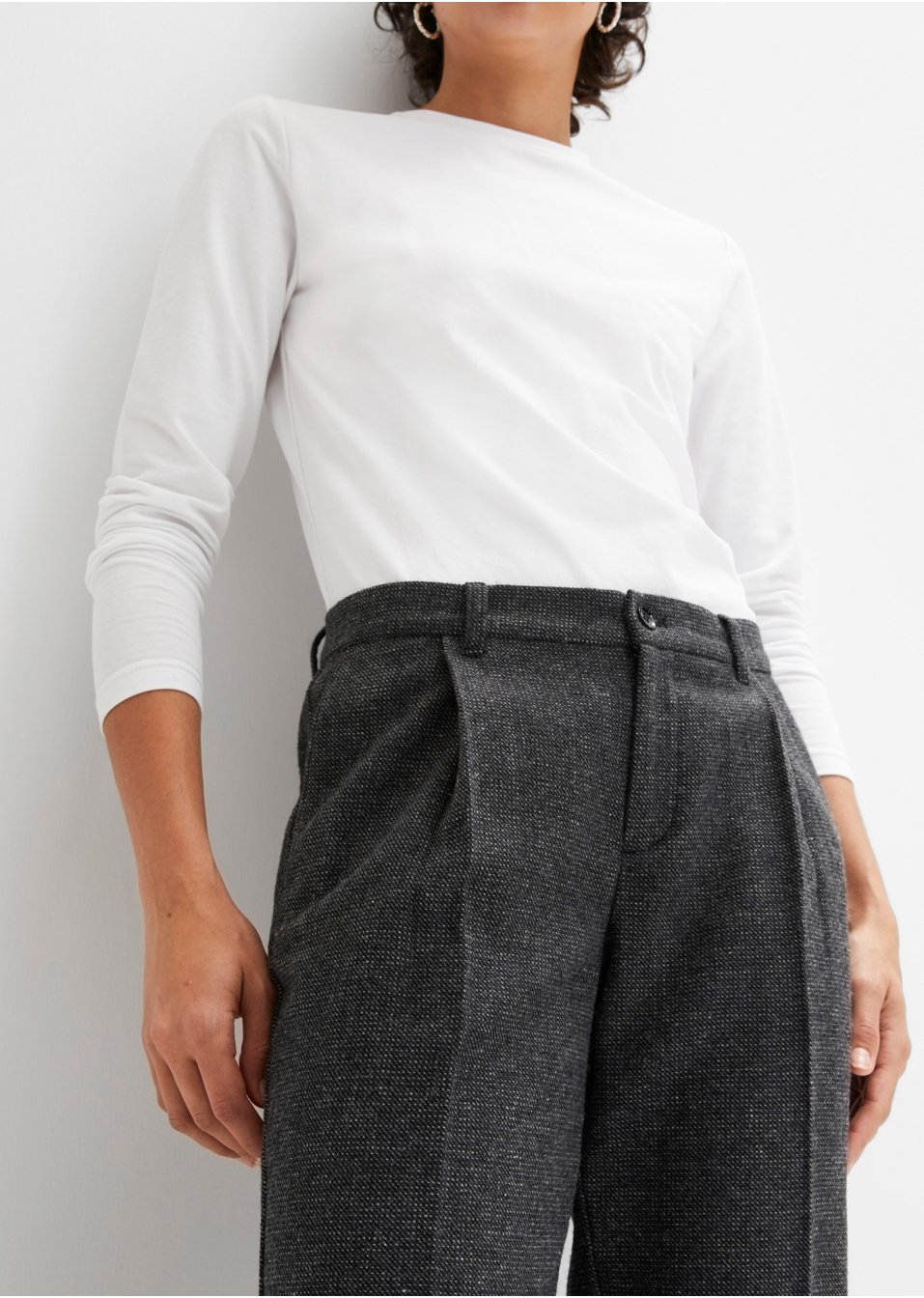Pantalon à jambes larges