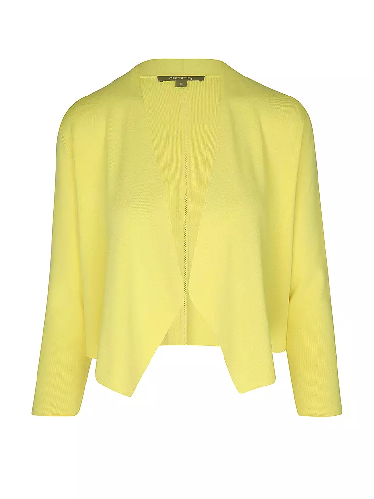 COMMA Strickjacke  gelb