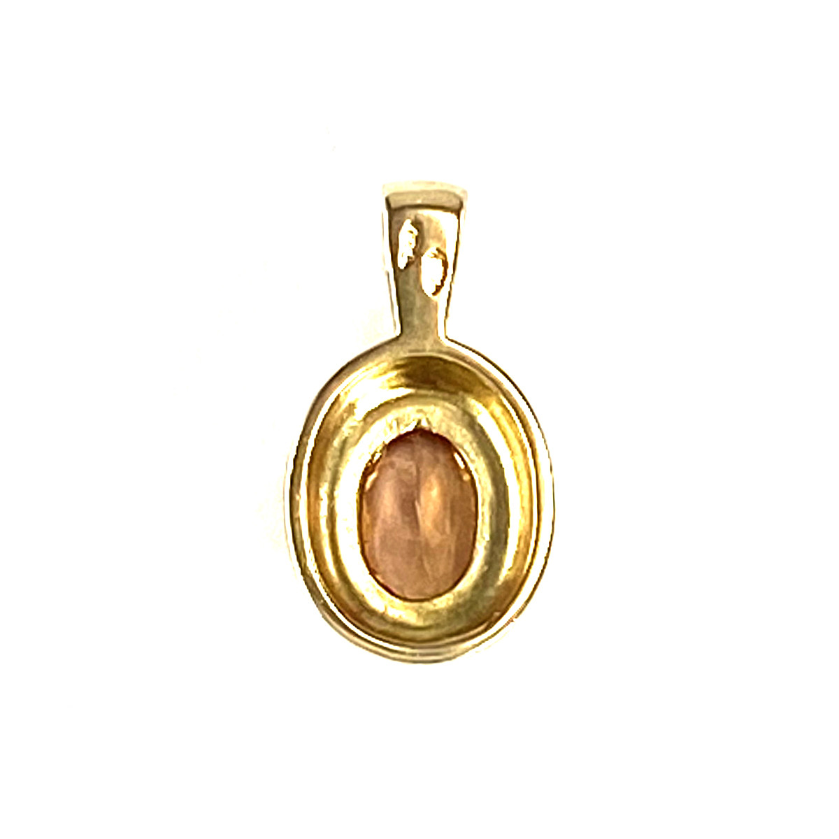 Pendentif d'occasion or 750 jaune topaze