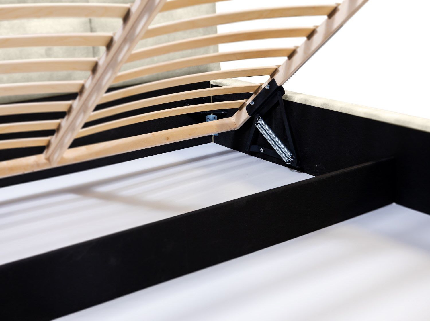 Trae Mobler Porto 140 x 200 cm Gestoffeerd Bed Zand