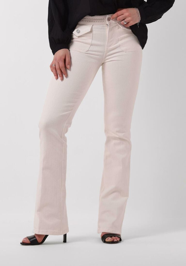 gebroken wit vanessa bruno flared jeans nano