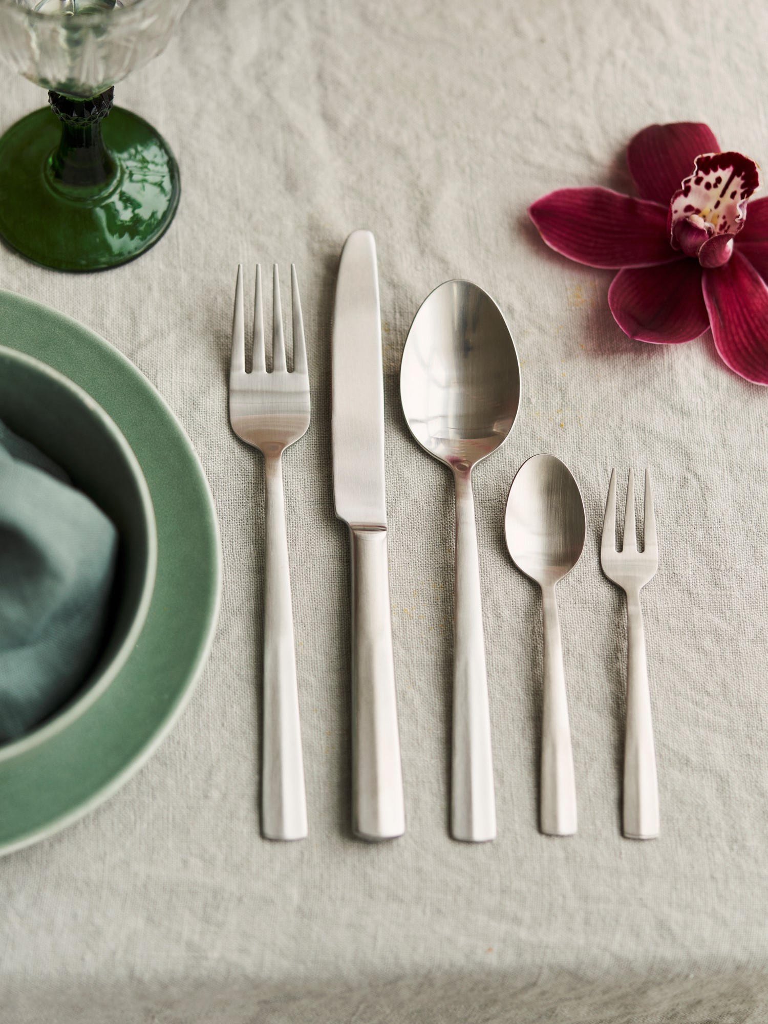 Ske | Rustfrit stål. 19,8 cm. | Silver