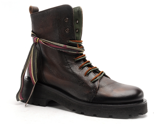 Felmini boots bottine plates femme d199 marron