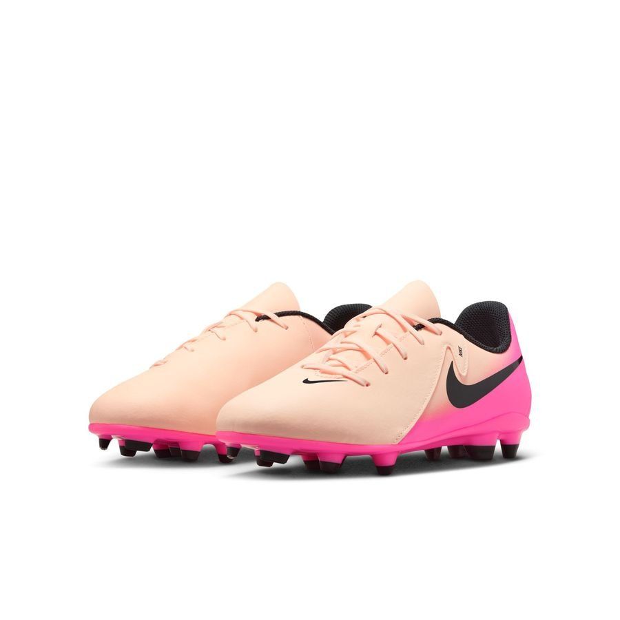 Nike Phantom GX II Club MG Prism - Rouge foncé/Noir/Rose Enfant