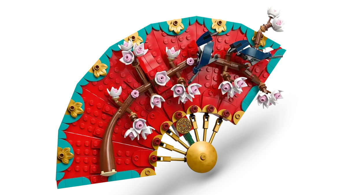 (1021-tlg. Set) Frühlingsfest Klemmbausteine Spielzeug Modell Bausatz (80117) - Mondneujahrsglücksbringer