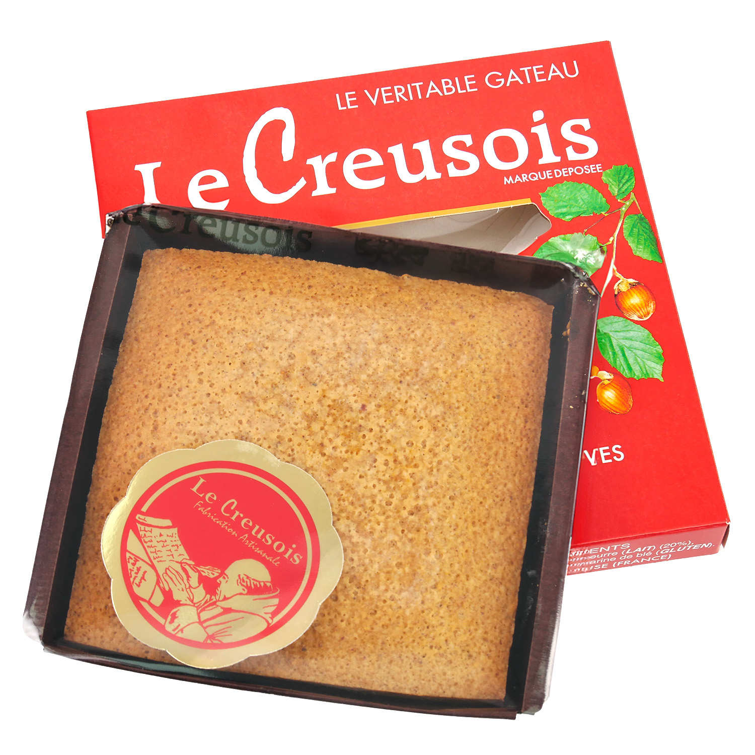 Le Creusois - Le véritable gâteau Creusois pur beurre aux noisettes - Le Creusois