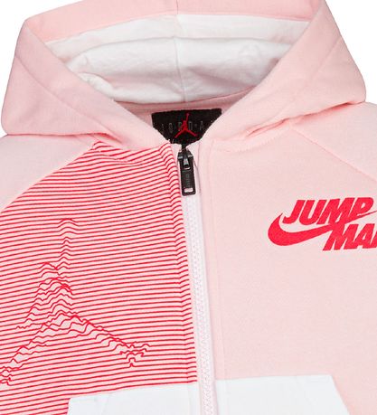 Jordan Cardigan - BIG Jumperman X Nike - Atmosphäre m. Neon Pink