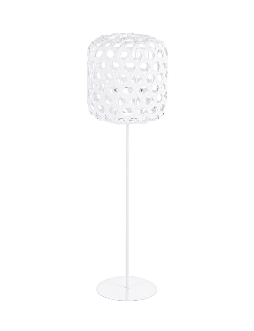 White Shade Candle Holder