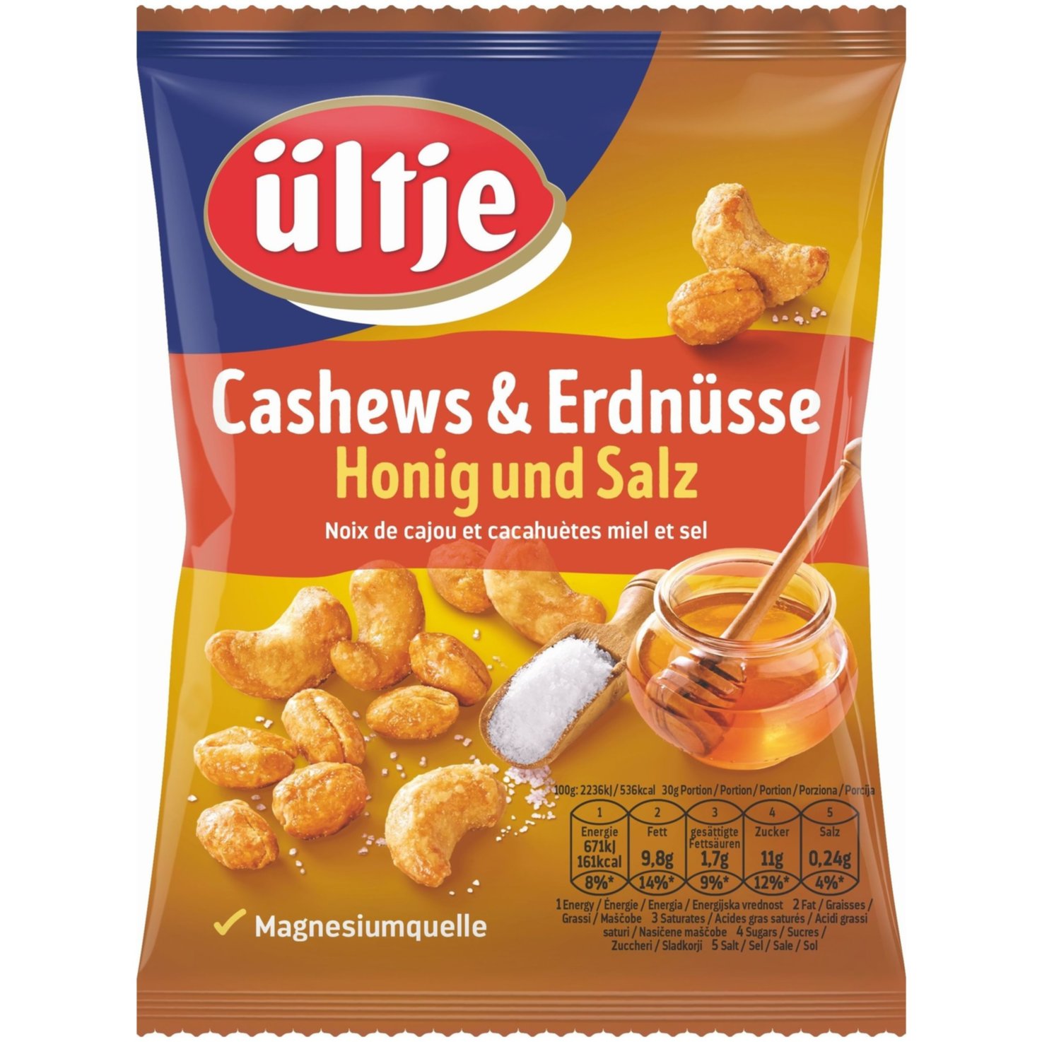 ültje Cashew - Erdnuss Mix Honig & Salz