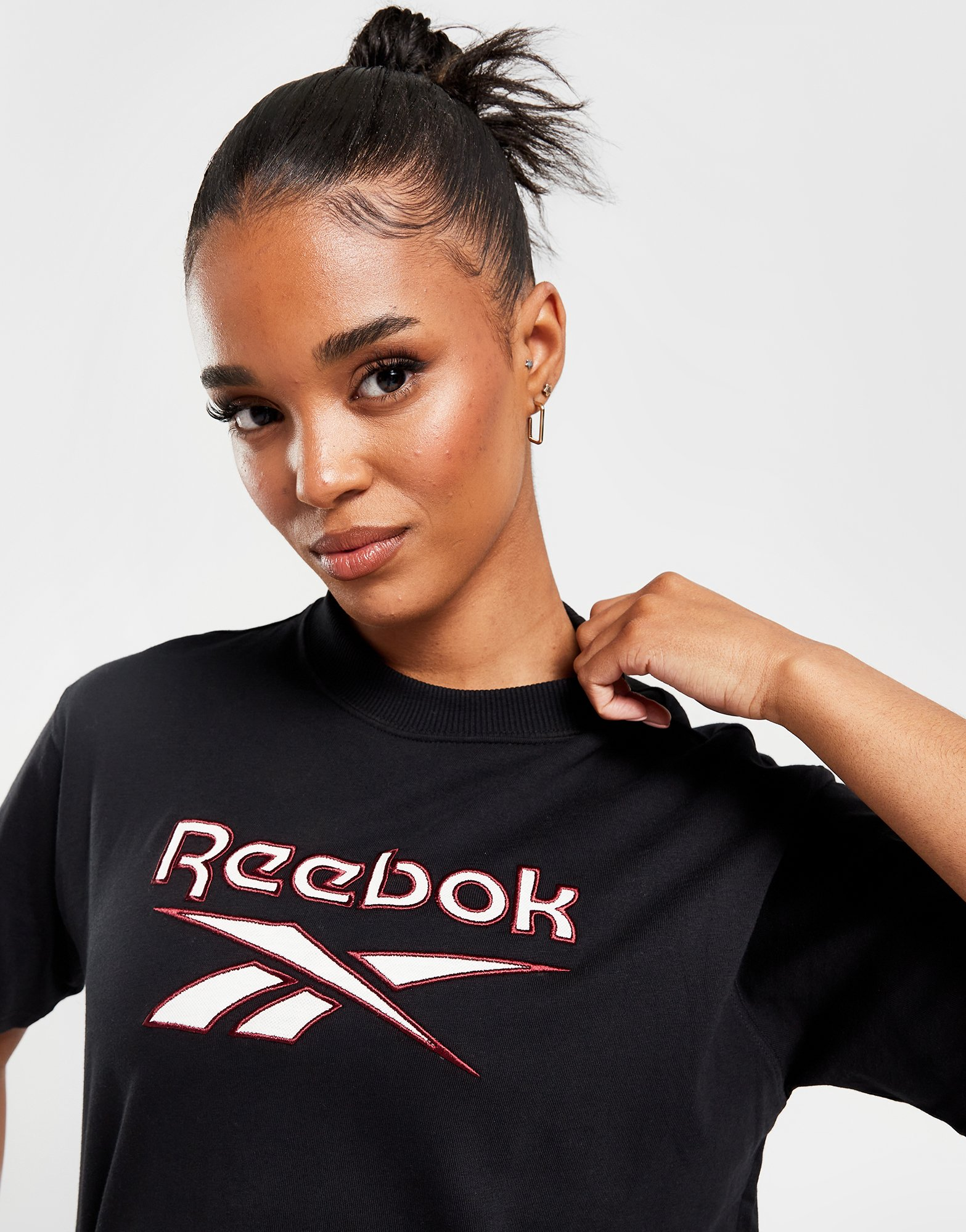 Reebok t-shirt crop reebok classics big logo