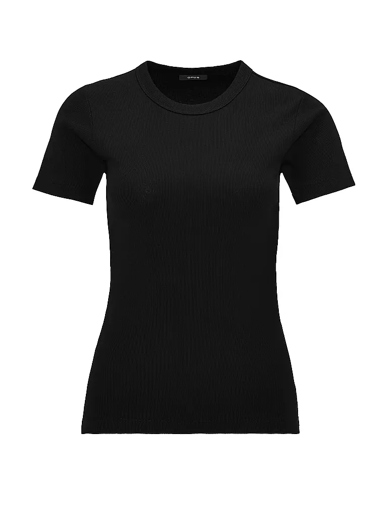 OPUS T-Shirt SAMUNA schwarz