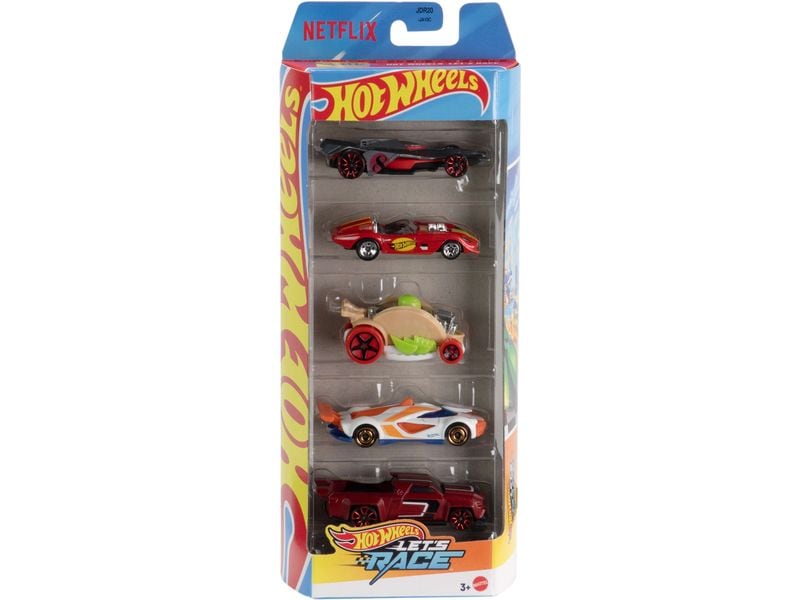 Hot Wheels Rennwagen Hot Wheels Lets Race 5er-Pack Spielzeugfahrzeug